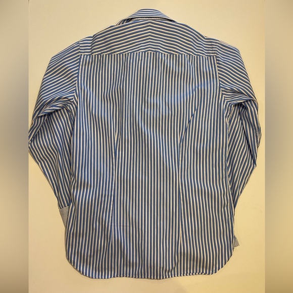Ted Baker Light Blue Stripped Button Down - Picture 4 of 7